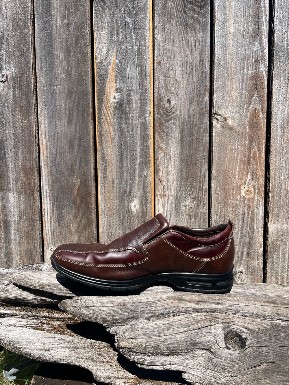 Cole Haan brown slip on loafers size 11 W